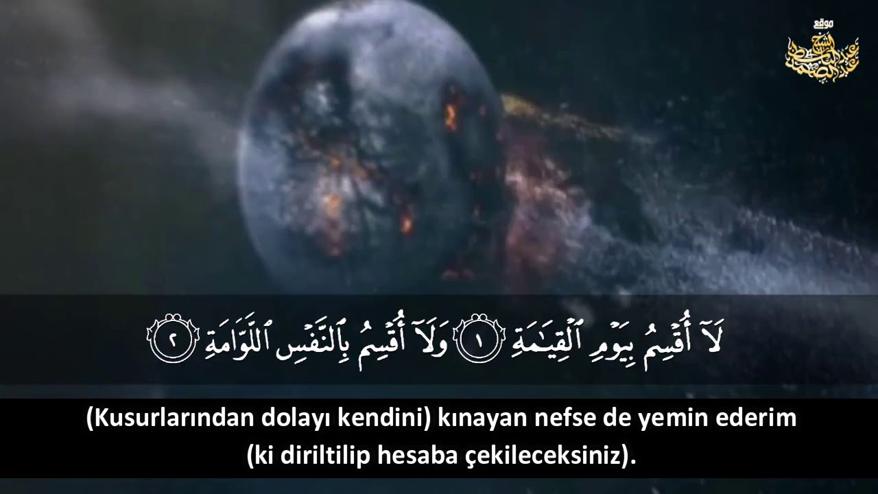 O kiyamet günü insan 