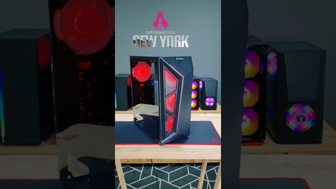 O melhor custo beneficio, Gabinete Hayom GB1713 ja com 4 Fans RGB e Led Inclusos