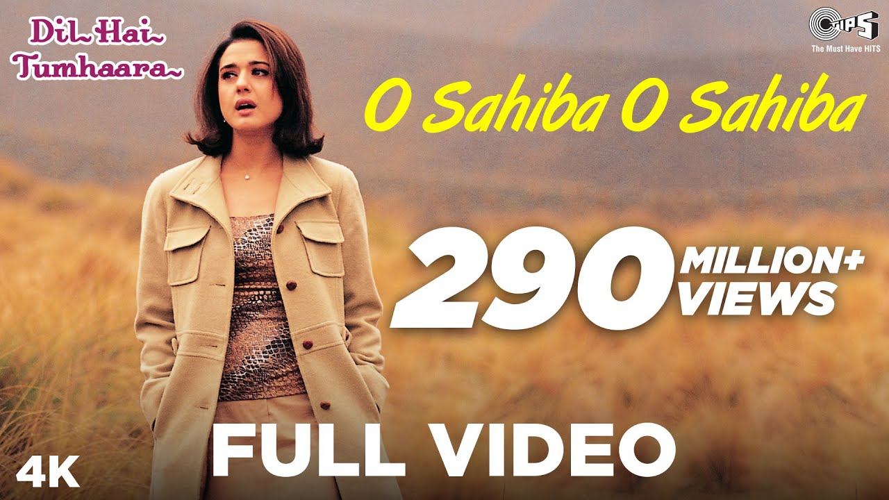 O Sahiba O Sahiba Full Video - Dil Hai Tumhaara | Preity Zinta & Arjun Rampal | Sonu Nigam