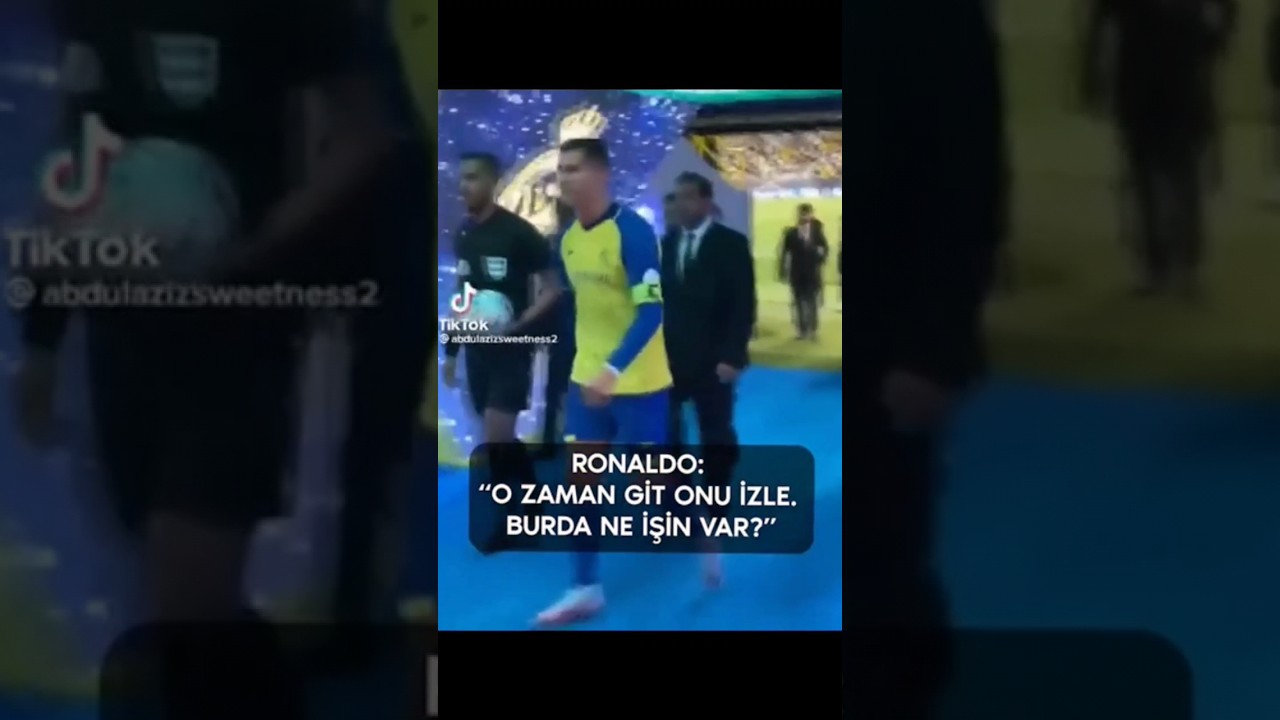 o zaman git onu izle Ronaldo 🤣 #ronaldo #messi#goat