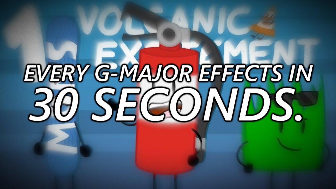Object Lockdown 1 but Every G-Major Effects in 30 Seconds.