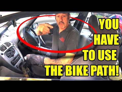 Obnoxious Cyclist Enrages Driver (I.e: Angry Cycle Lane Preacher! )