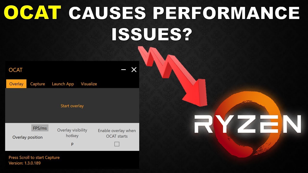 OCAT Tool Causes Performance Drops While Benchmarking