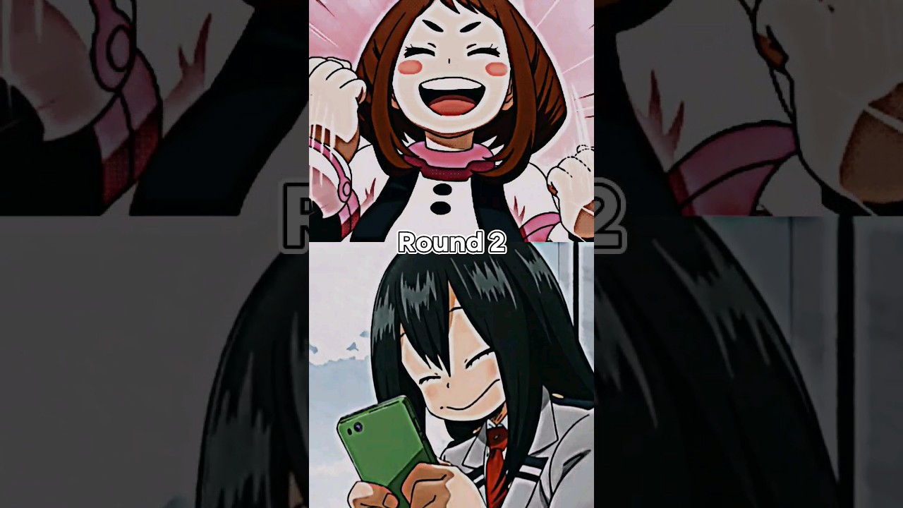 Ochako Uraraka Bs Asui Tsuyu #anime #edit