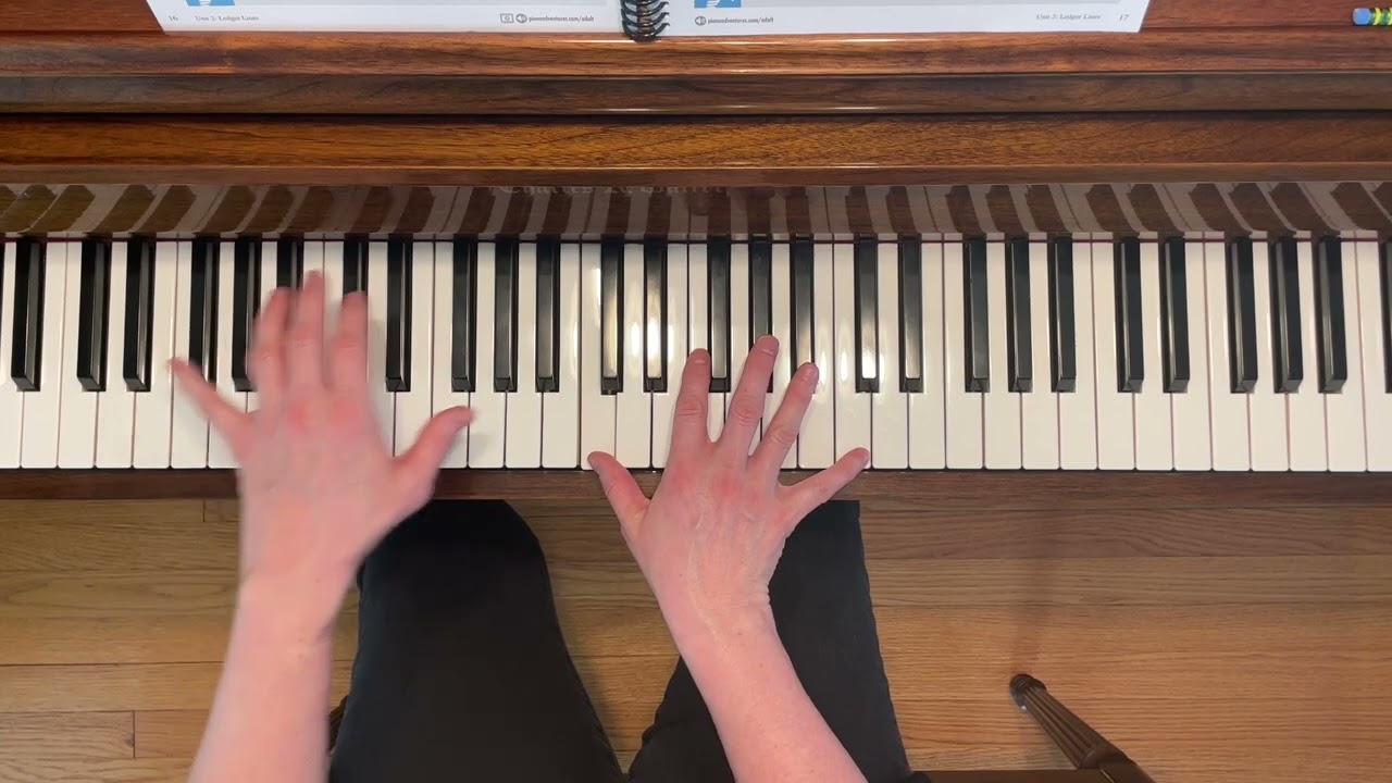 Octave Warm Up - Level 2 Adult Piano Adventures All-In-One Piano Course