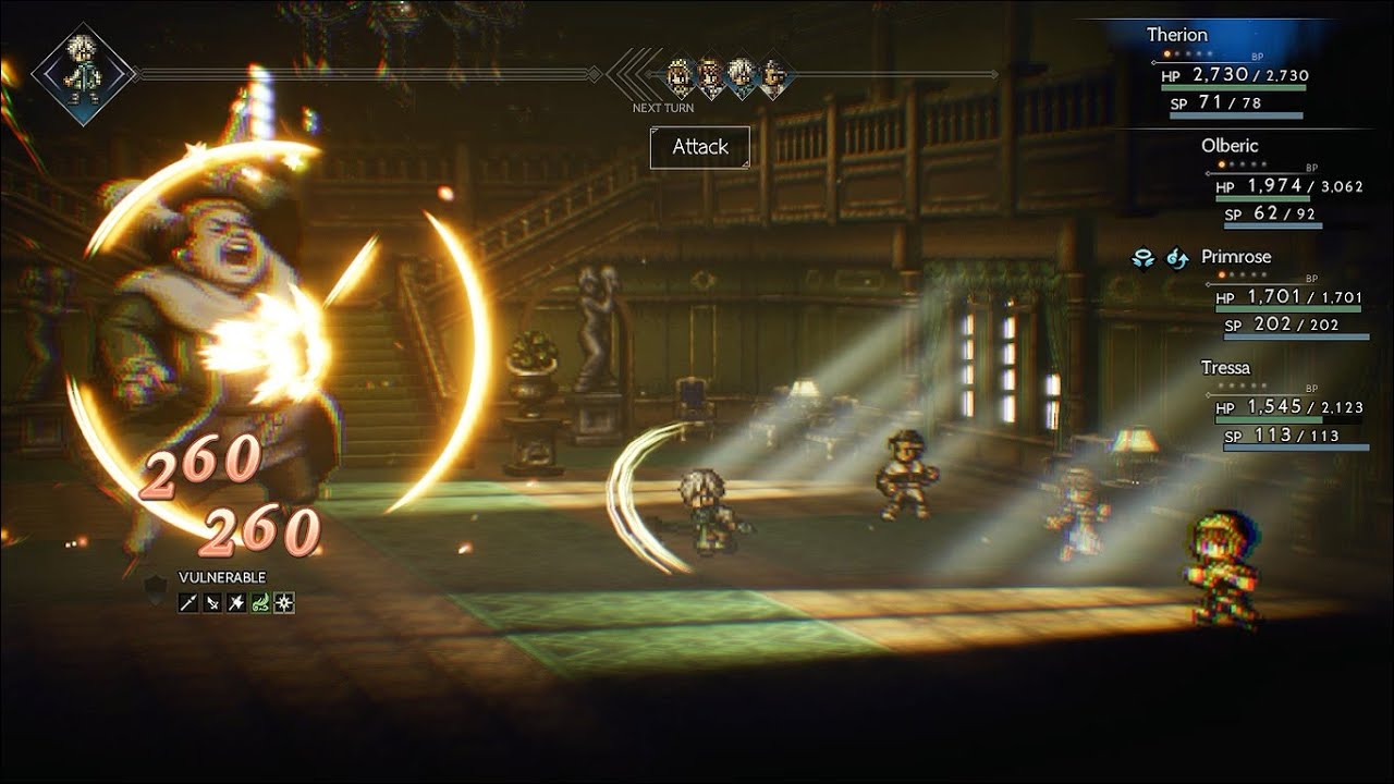 OCTOPATH TRAVELER - Orlick (Therion Chapter 2 Boss Battle, Orlick's Manse)