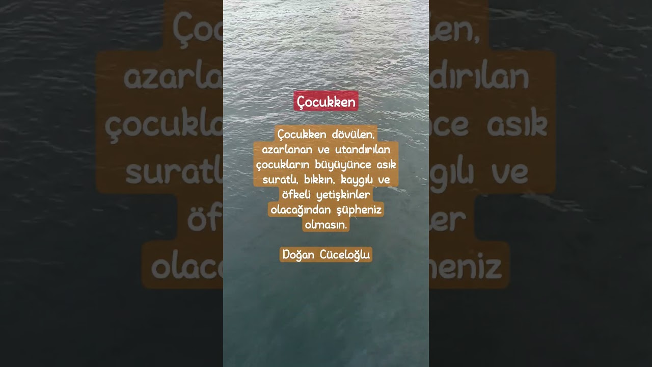ÇOCUK    #kitap #hayat #öfke #sinirli #çocuk #yetişkin #büyük #anne #baba #doğancüceloğlu #psikoloji