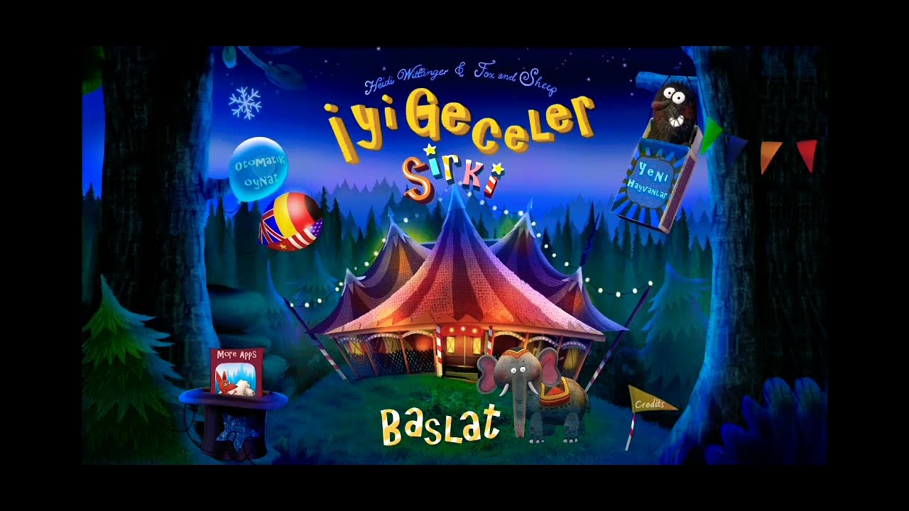 Çocuklar için uyku vakti hikayesi - İyi Geceler Sirki (Yeni Hayvanlar) - Uykusuz çocuk kalmasın!