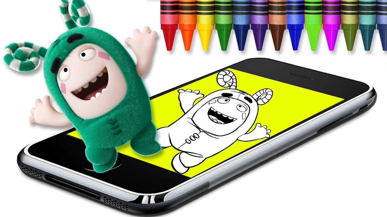 Oddbods LIVE Colouring Pages Trailer