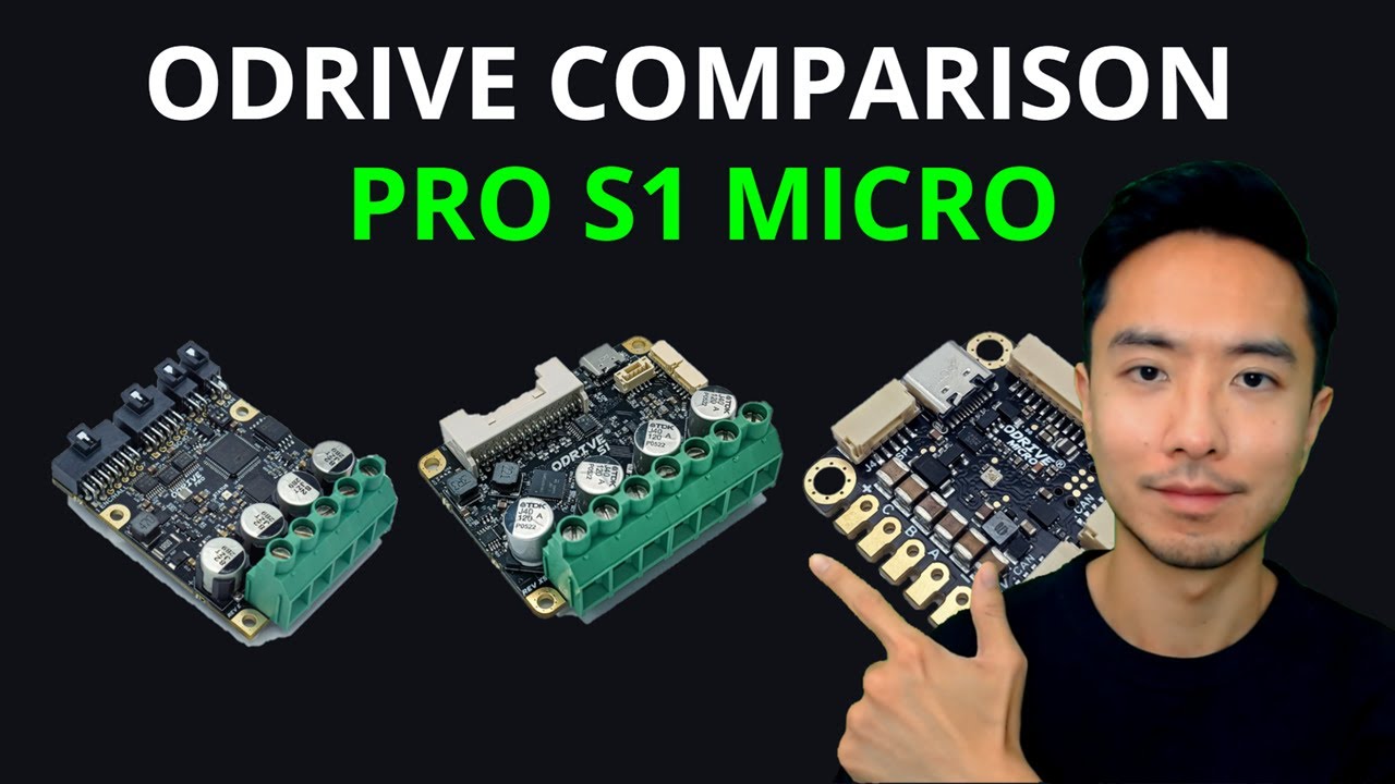 ODrive Micro vs ODrive Pro vs ODrive S1: BLDC Motor Controller Comparison