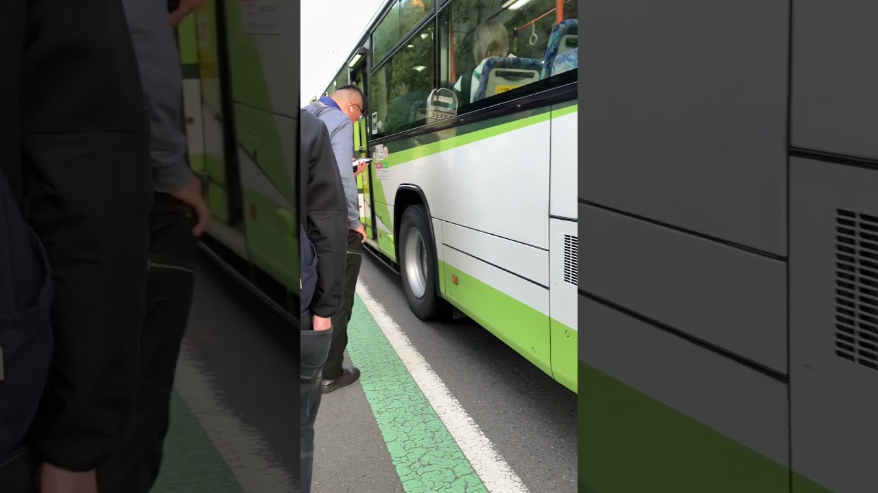 Office Time in Bus stop 🚌 🚏 Japan | #japan #viral #trending #youtubeshorts #bus #shorts