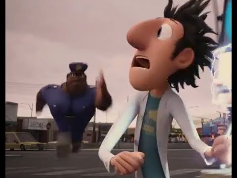 Officer Earl running Sonic mode [MEME] - Cloudy with a chance of Meatballs (2009)
