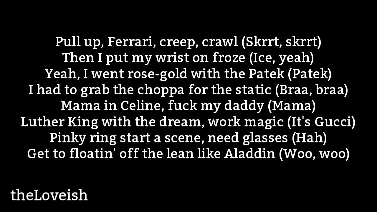 Offset - Quarter Milli ft. Gucci Mane Lyrics