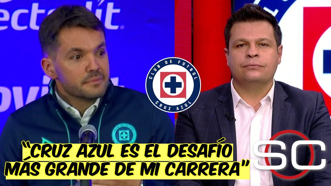 OFICIAL. CRUZ AZUL PRESENTA a NICOLÁS LARCAMÓN como su NUEVO DT para el Apertura 2025 | SportsCenter