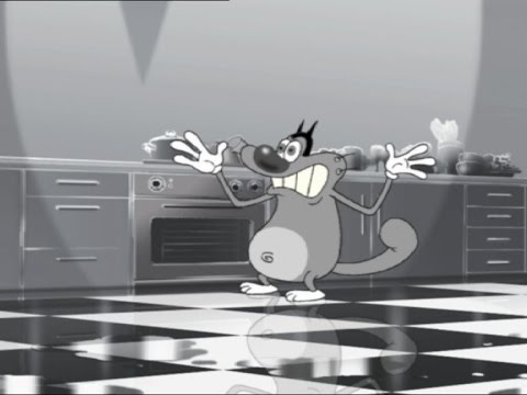 Oggy and the Cockroaches - BLACK AND WHITE  (S02E154) Full Episode in HD