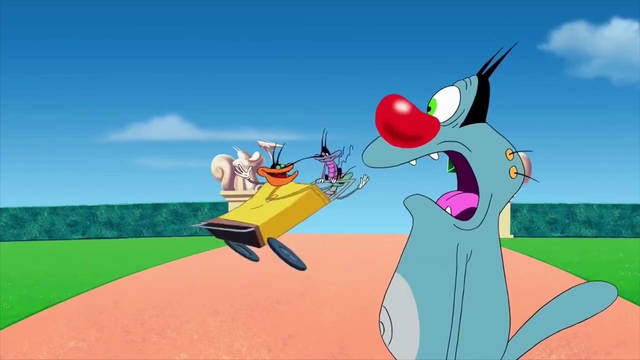 Oggy and the Cockroaches - Caught in a trap ending music themes all parts