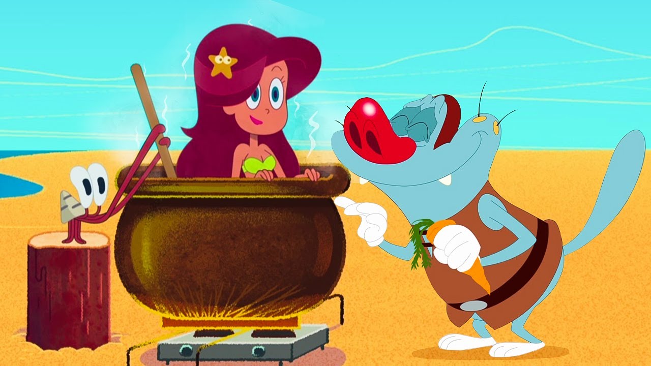 Oggy and the Cockroaches - Zig & Sharko 😋 It smells good 😋 Full episodes in HD