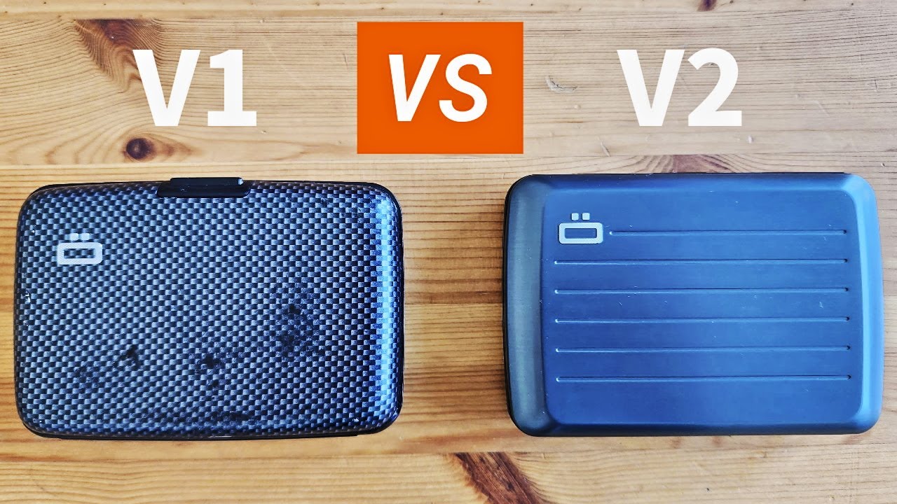 Ogon Stockholm V1 vs V2 Aluminium Wallet In Depth Comparison