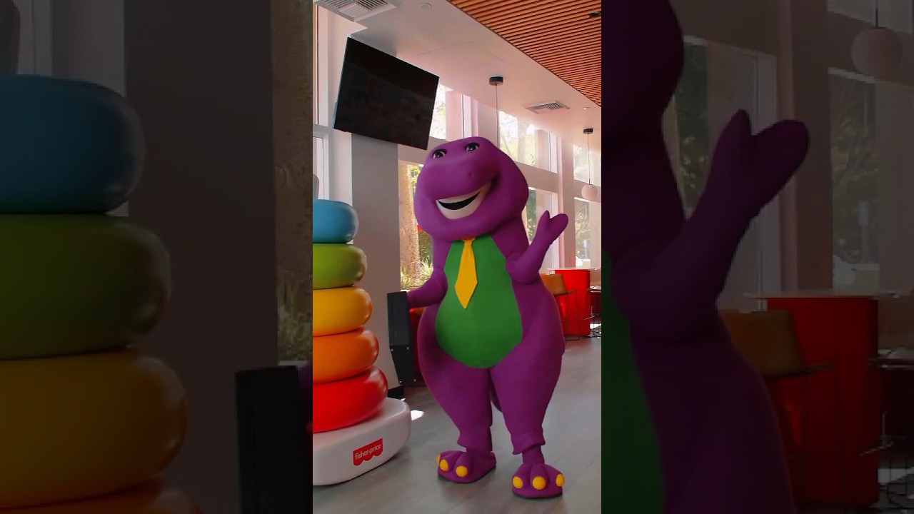 OH BOY OH BOY, BARNEY IS SUPER-DEE-DUPER EXCITED FOR HIS FIRST DAY AT WORK! 💜
