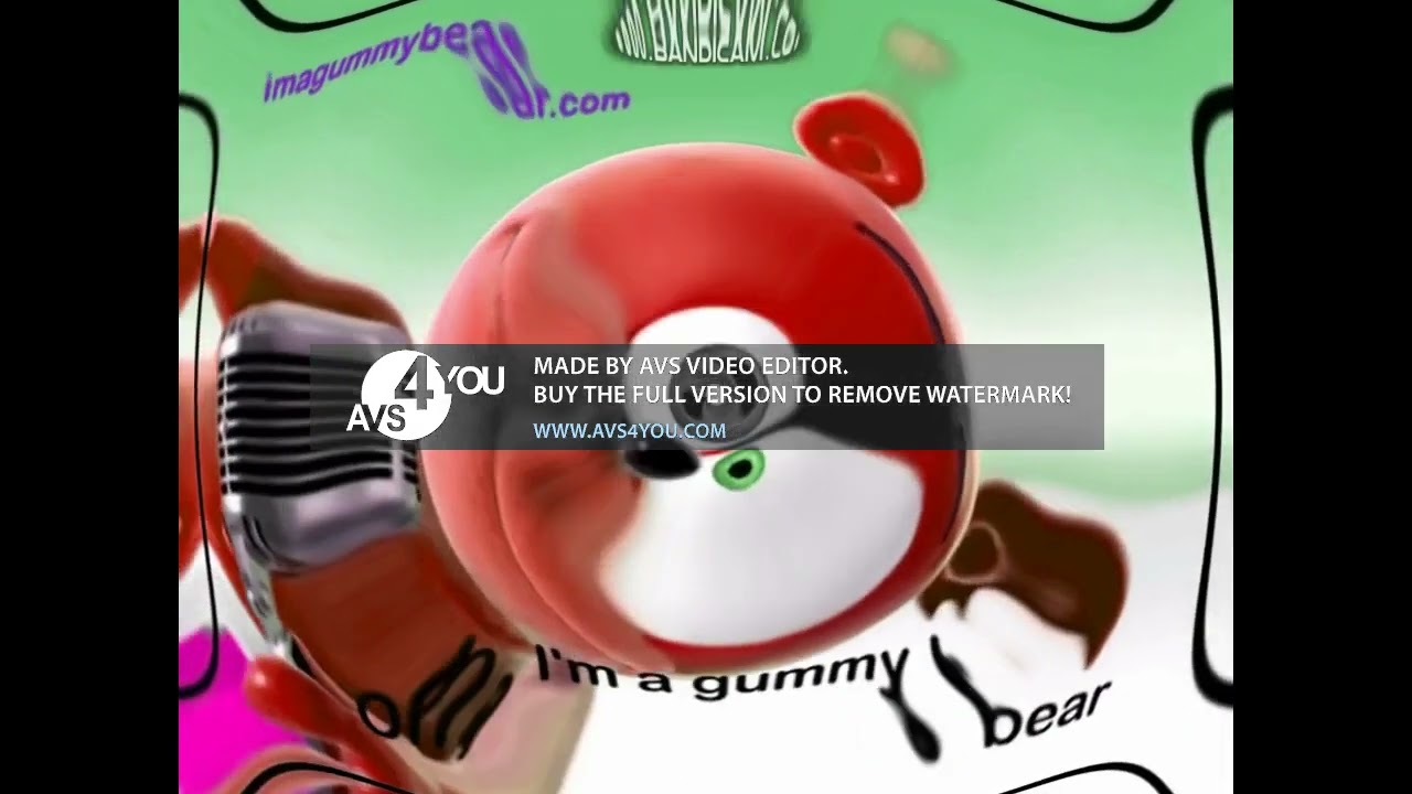 Oh Im A Gumym Bear Center Effects