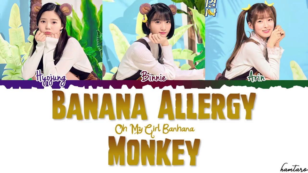 Oh my Girl Banana Allergy monkey Lyrics