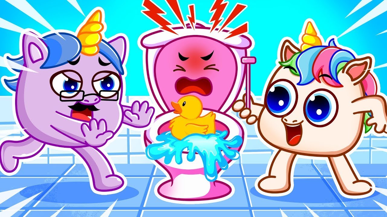 Oh No! Zozo, Don't Put Toys In The Potty 🌈🦄 Toddler Songs And Nursery Rhymes   Kids Songs by Zozo