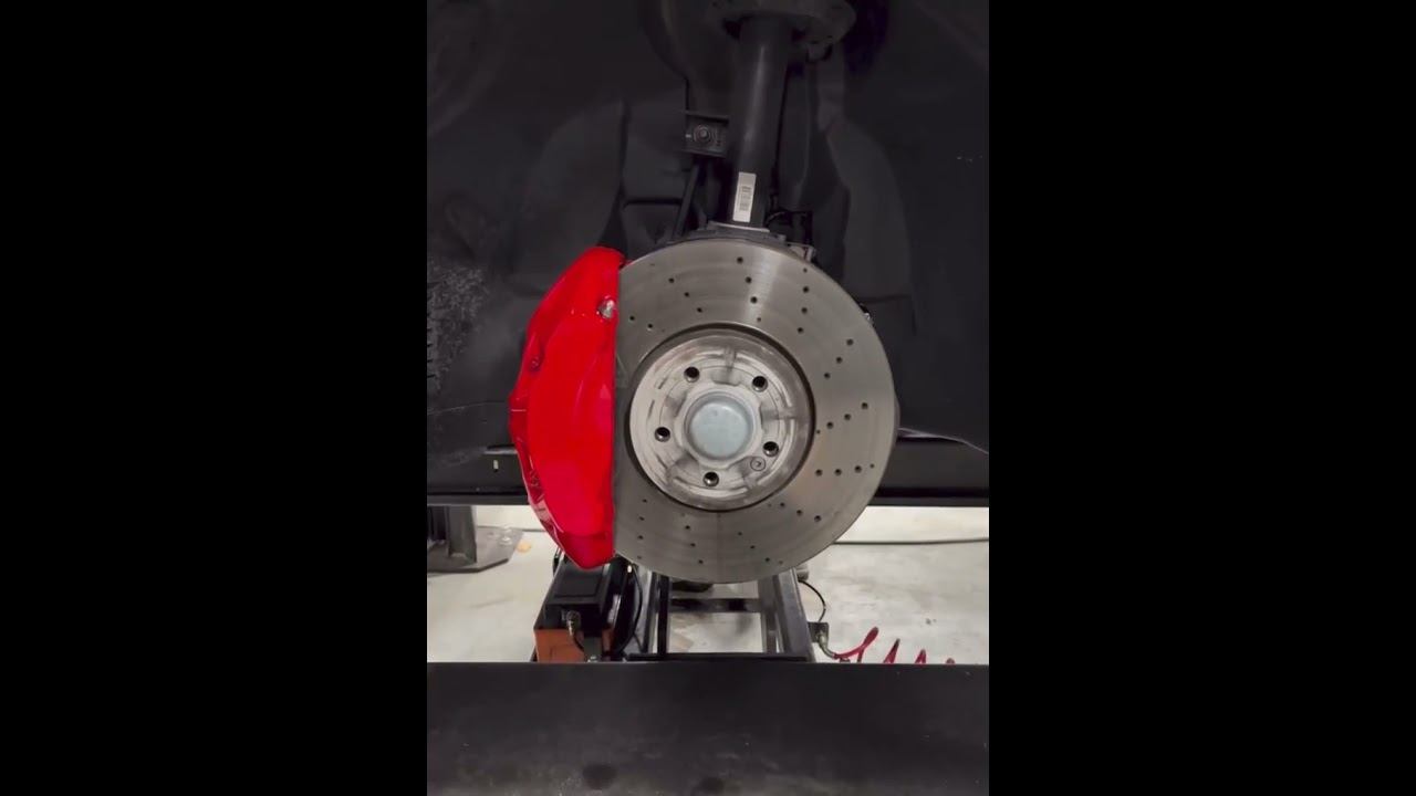 OH SNAP!! Caliper Color Change! #brake #color #change #youtubeshorts #mercedes #explore #viral #fyp