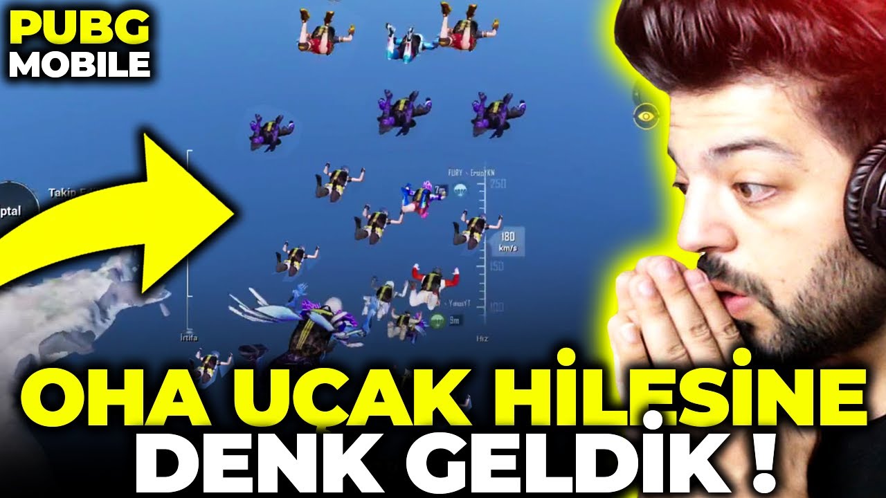OHA !! UÇAK HİLESİNE DENK GELDİK PUBG Mobile