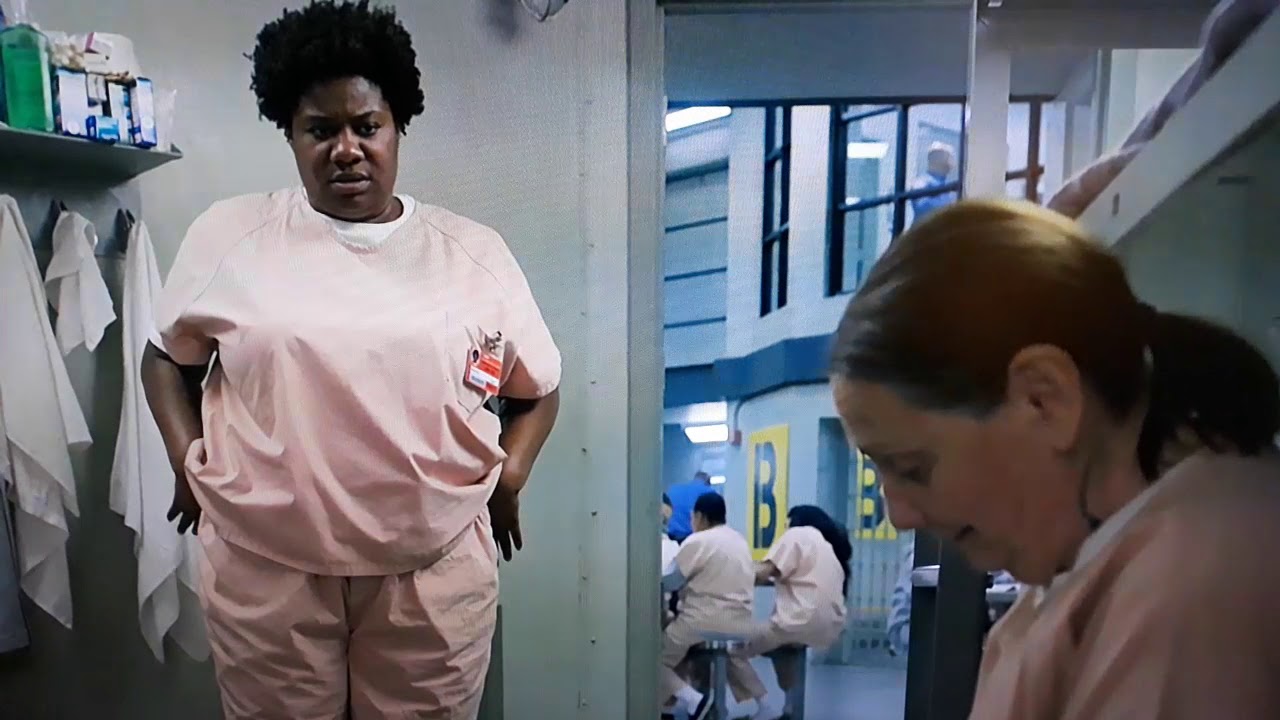 OITNB Cindy on toilet