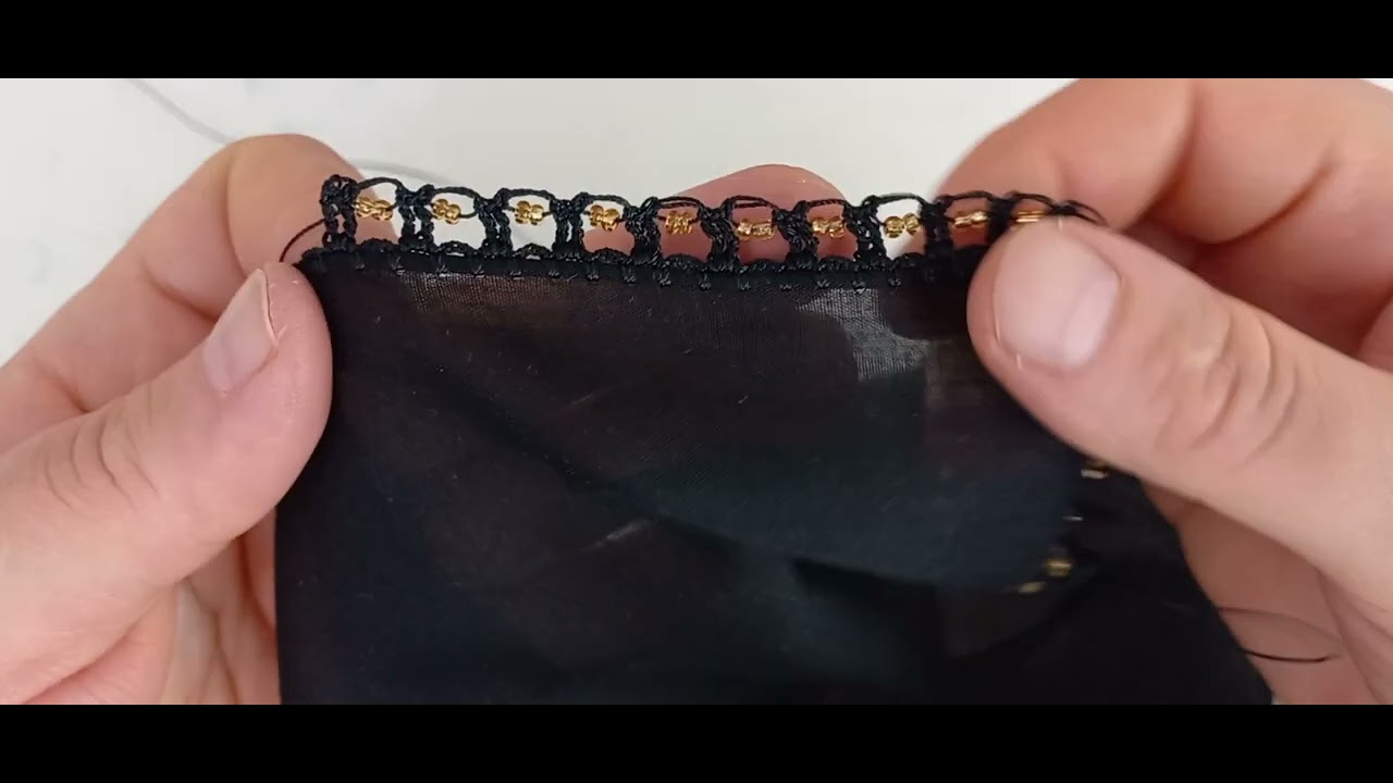Çok kibar ve her yaşa hitap eden kum boncuk oyası (@ayseoyalim 146.model)