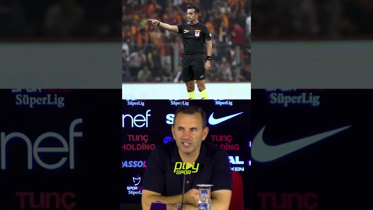 Okan Buruk, mağlubiyetin faturasını hakeme kesti! ”Bu hakemlerle olmaz!”