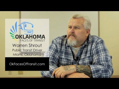 OkFacesOfTransit.com - Warren Shrout is a shuttle bus driver for Pelivan Transit
