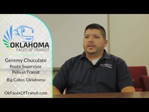 OkFacesOfTransit.com visits with Geremy Chuculate, Pelivan Transit Route Supervisor