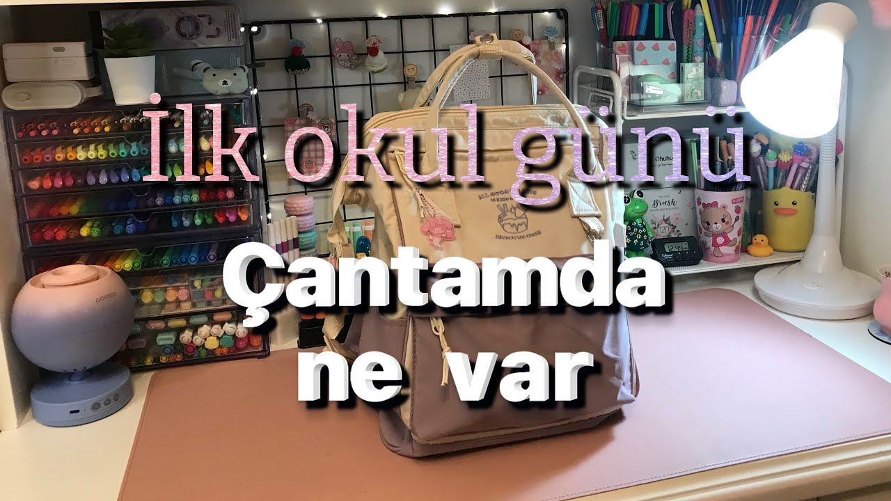 Okul çantamda ne var? | @blogbeyza