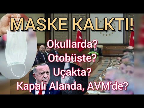 Okullarda ve kapalı alanlarda maske zorunluluğu kalktı. peki istisnalar nereler? Sağlık kuruluşları?