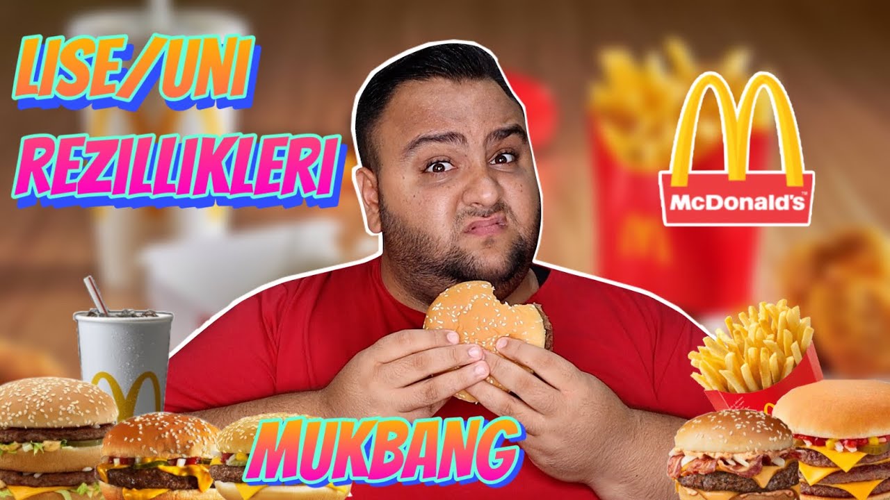OKULUN İLK GÜNÜ REZİL OLDUĞUNUZ ANLAR! MCDONALDS MUKBANG
