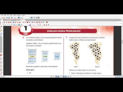 OLAĞANÜSTÜ PROBLEMLER - 4 (Denklem kurma problemleri test 1 ve 2 çözümleri)