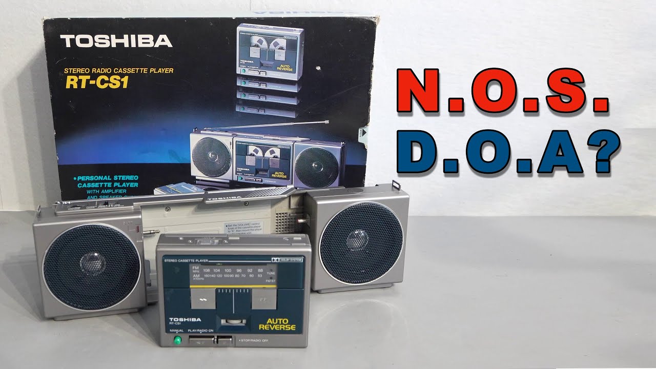 Old Tosh  - Toshiba's personal stereo radio cassette combo