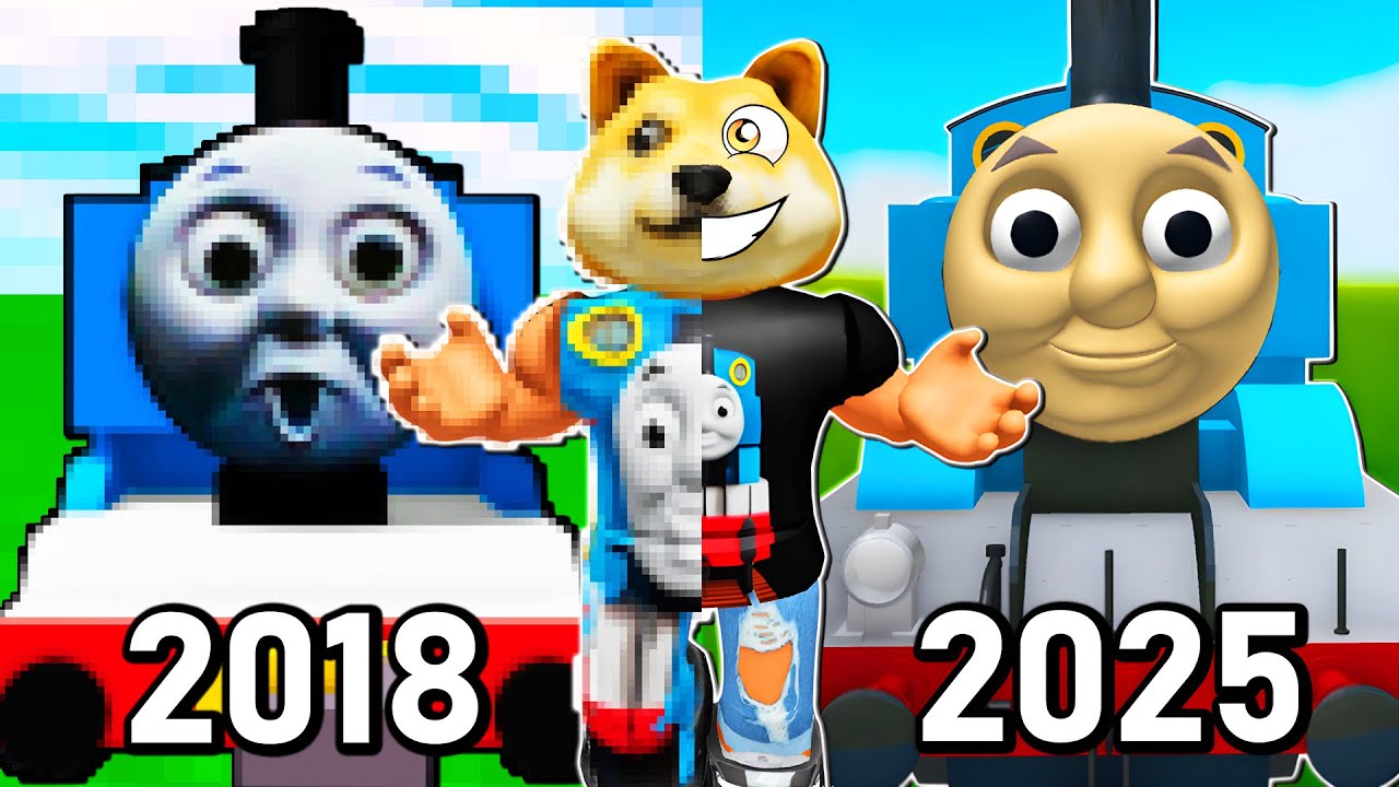 Old Vs New Thomas & Friends Roblox Games!