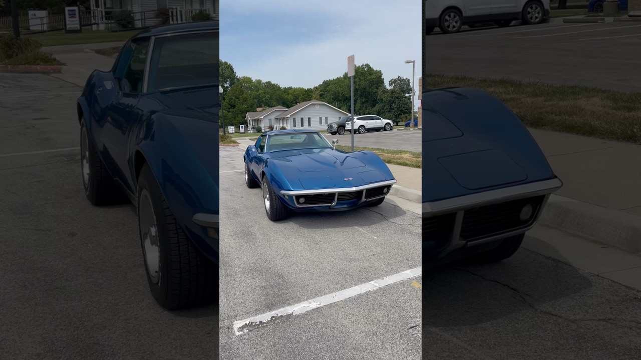 Oldschool classic Chevy Corvette Stingray 🏁 (Click related vid below to see a lifted Stingray)
