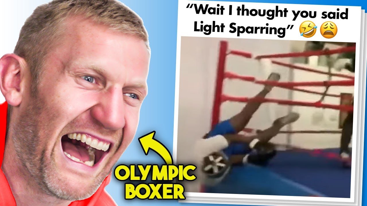 Olympic Boxer Reacts to Boxing Memes | FUNNY