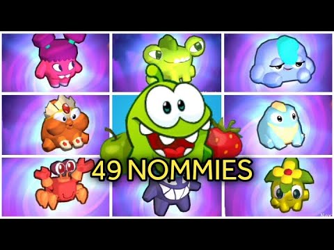 Om Nom Merge ALL NOMMIES | ALL MONSTERS | 49 monsters