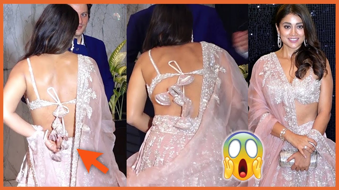 OMG : Shreya Saran OOps Moment In Public | Shriya Saran Kisses Husband Andrei !