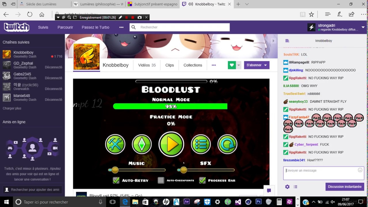 Omg Bloodlust 98%.... knobbel u the best