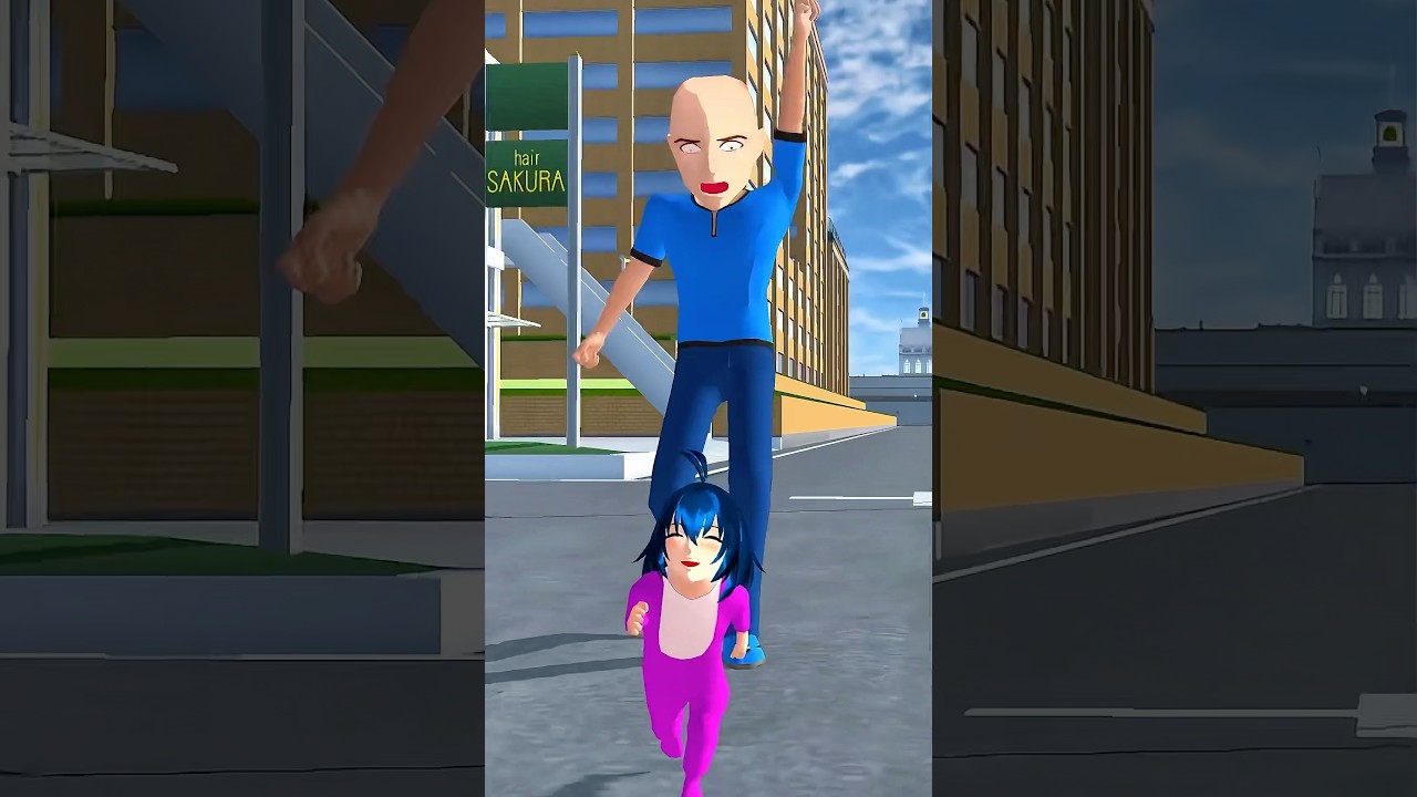 OMG! Little Rina’s Fart 🤣💨 #short #sakuraschoolsimulator #viralvideo #funny