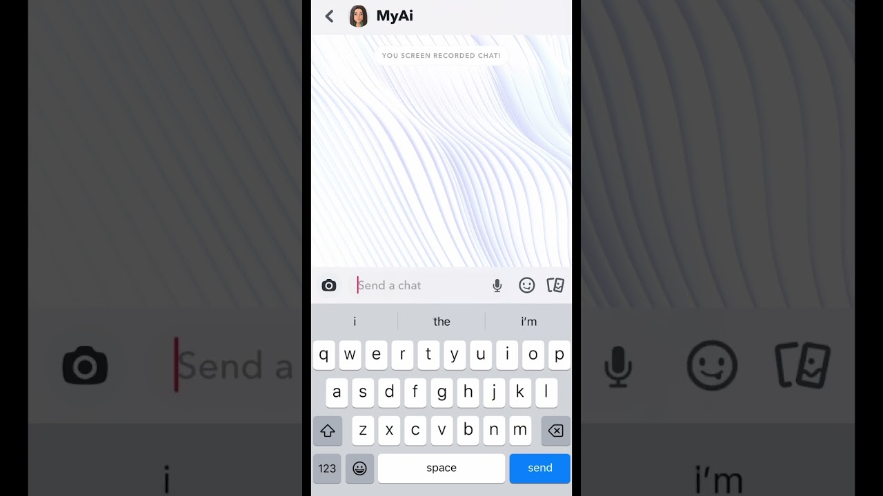 Omg Lol #snapchat #snap #ai #texting #keyboard #snapchatai #answer
