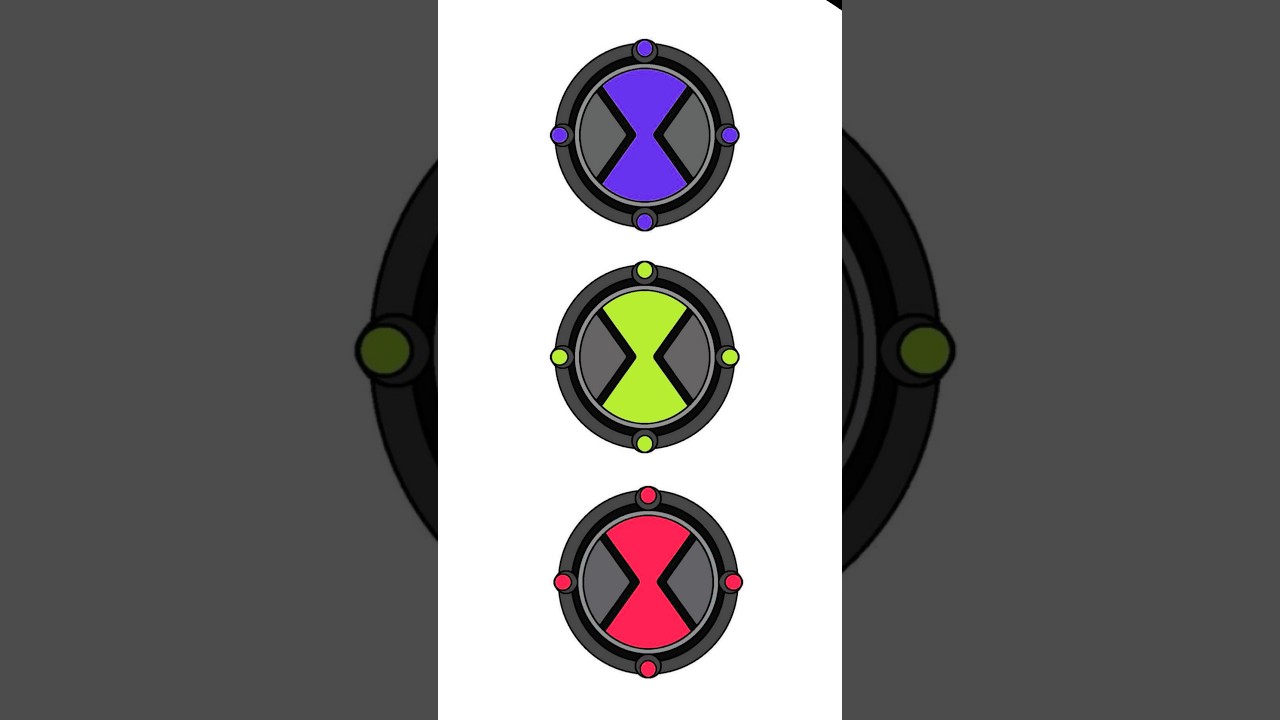 Omnitrix all Colour explained in Ben 10. #ben10 #ben10alienforce #ben10classic  #ben10ultimatealien