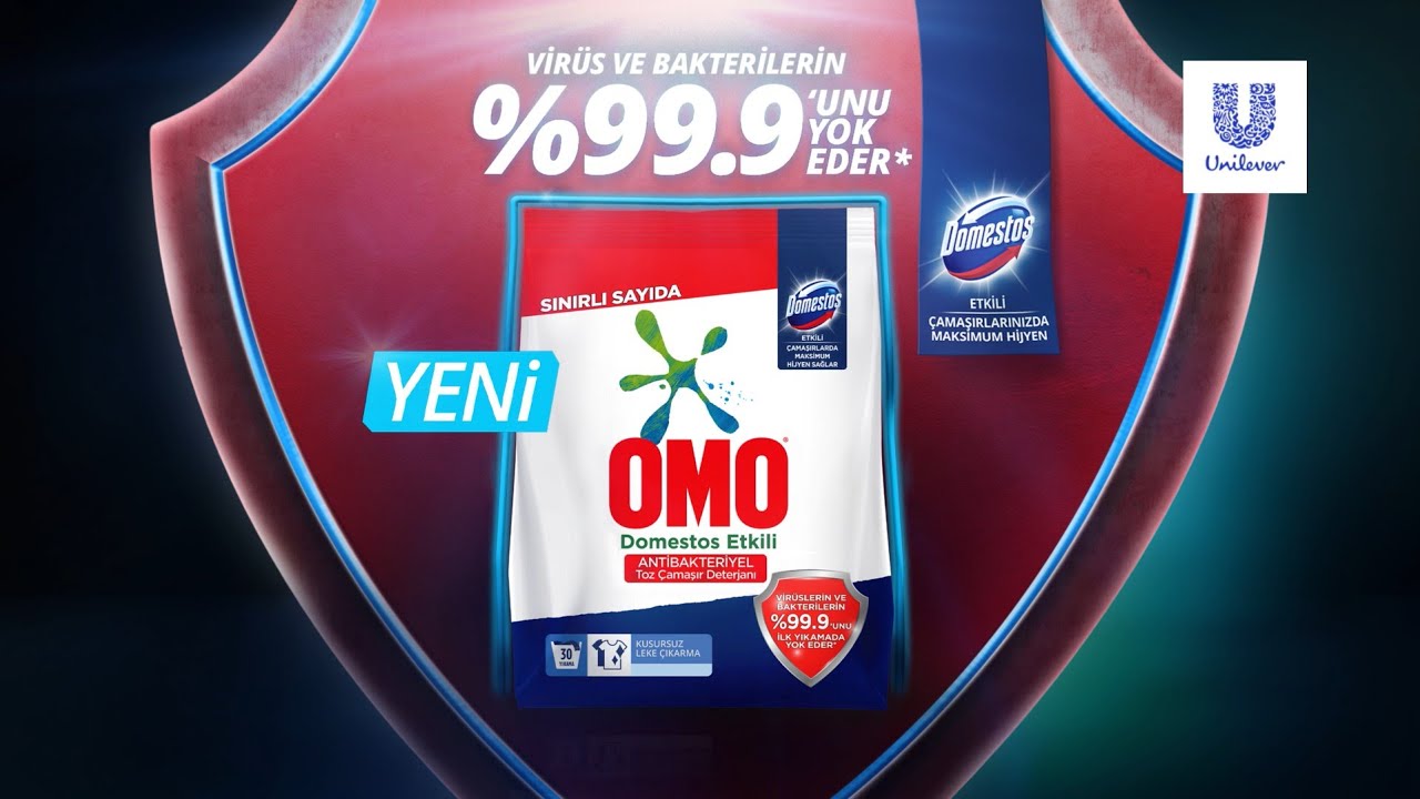 Omo’dan Yeni Domestos Etkili Antibakteriyel Deterjan! l #omohijyenserisi