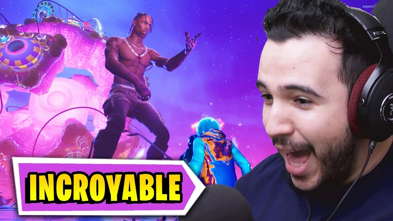 ON RÉAGIT AU CONCERT DE TRAVIS SCOTT SUR FORTNITE