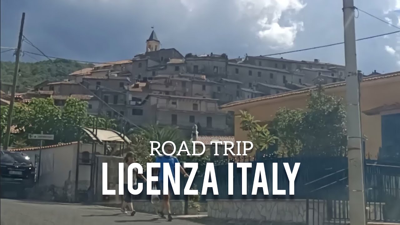 On the Road: Licenza Italy